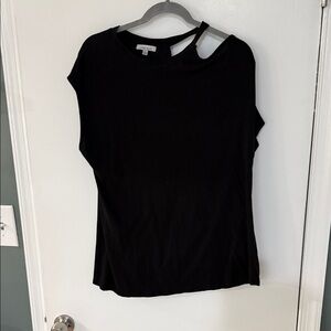 White Birch Black Short Sleeve Top